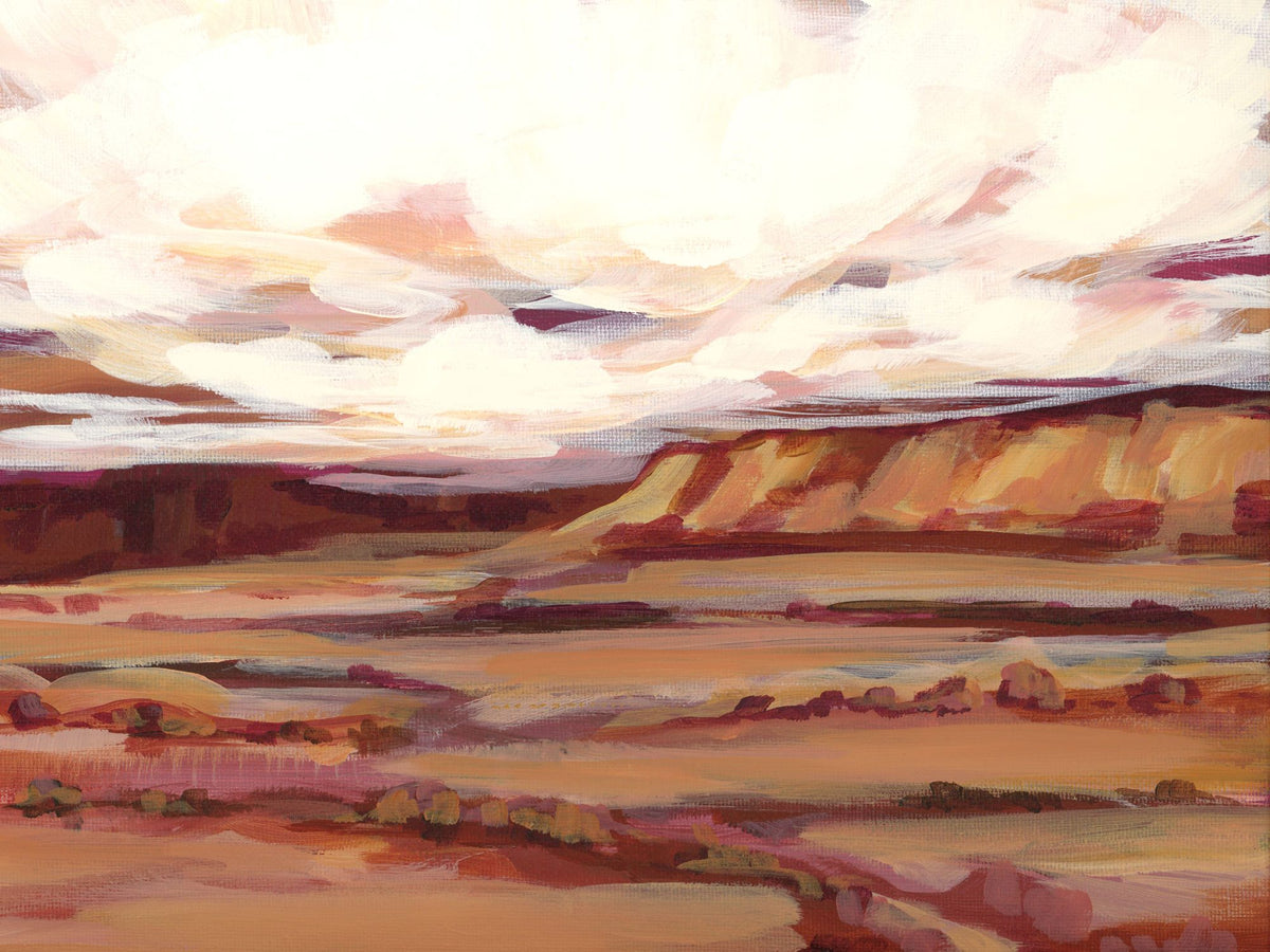 Mauve Mesa I Mural Wallpaper - pure wallpaper artwork
