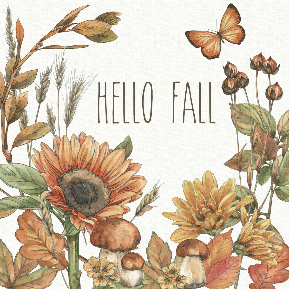 Harvest Home IV Mural Wallpaper - pure wallpaper artwork
