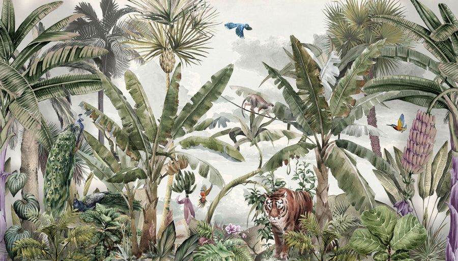 Tropic Fantasy Mural Wallpaper