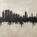 The Hauge Netherlands Skyline Concrete Mural Wallpaper - pure wallpaper artwork
