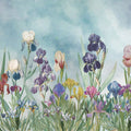 Iris Field Mural Wallpaper - pure wallpaper artwork