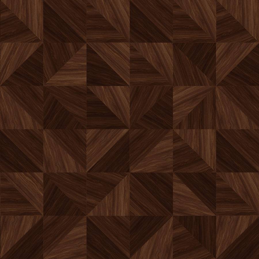 Puzzle Wood, Walnut Mural Wallpaper