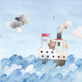 Skipper Bear Mural Wallpaper - pure wallpaper artwork