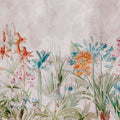 Field of Dreams Orange Mural Wallpaper - pure wallpaper artwork