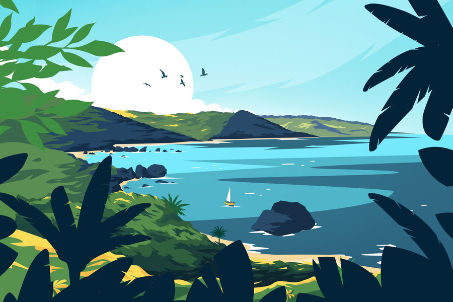 Travel Barbados Mural Wallpaper