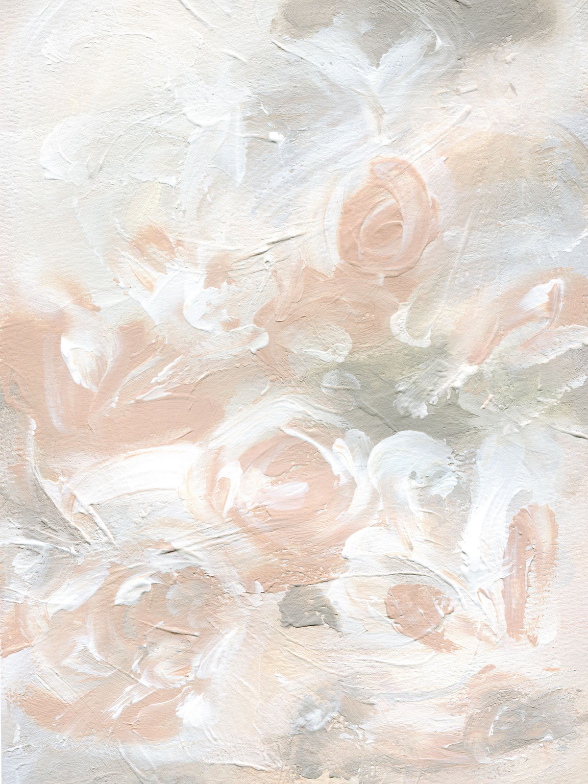 Blushing Abstract Mural Wallpaper - pure wallpaper artwork