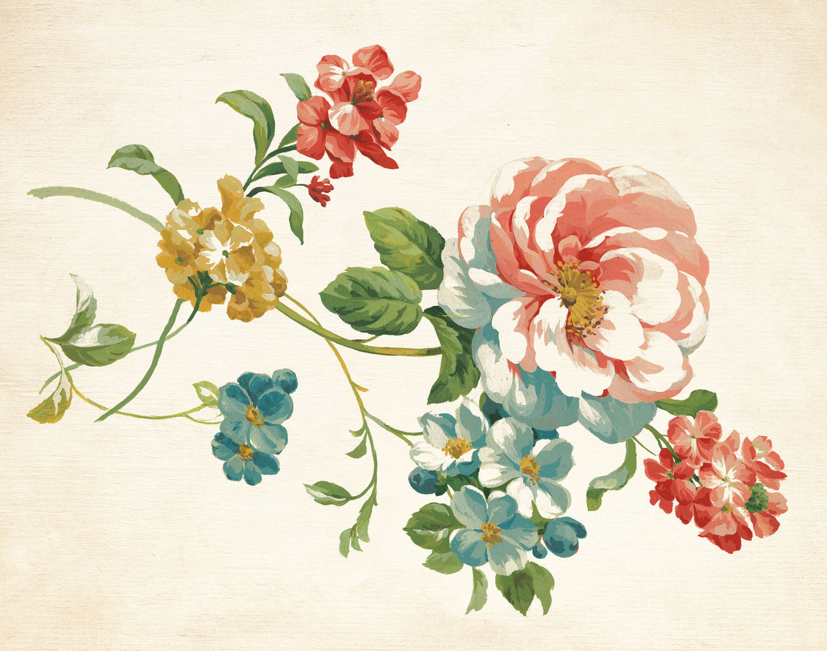 Elegant Floral I Mural Wallpaper - pure wallpaper artwork