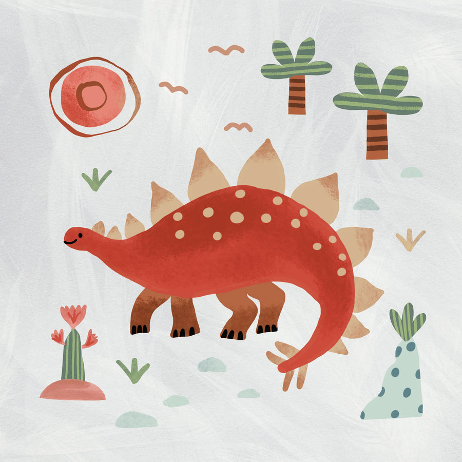 Dino Fun II Mural Wallpaper