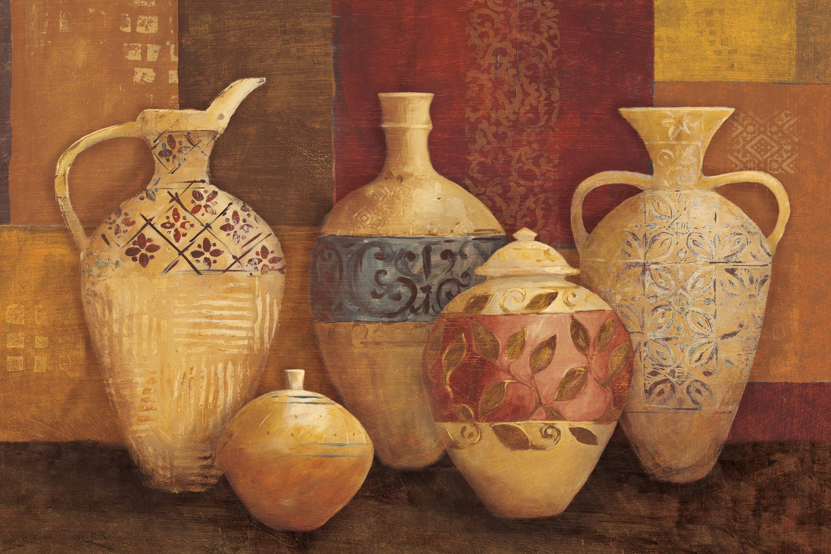 Autumn Urns III Mural Wallpaper - pure wallpaper artwork