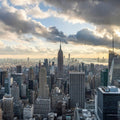 Cloudy Skyline Mural Wallpaper - pure wallpaper artwork