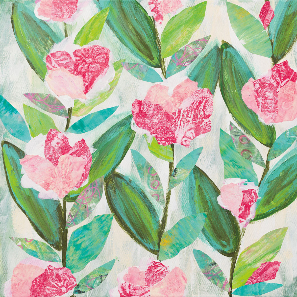 Rose Garden Song Mural Wallpaper - pure wallpaper artwork