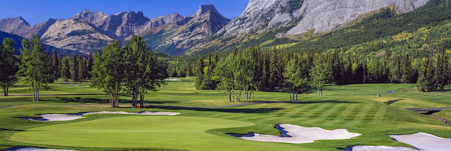 Mountain Golf Mural Wallpaper