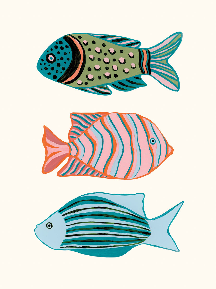 Tropical Fish I Mural Wallpaper