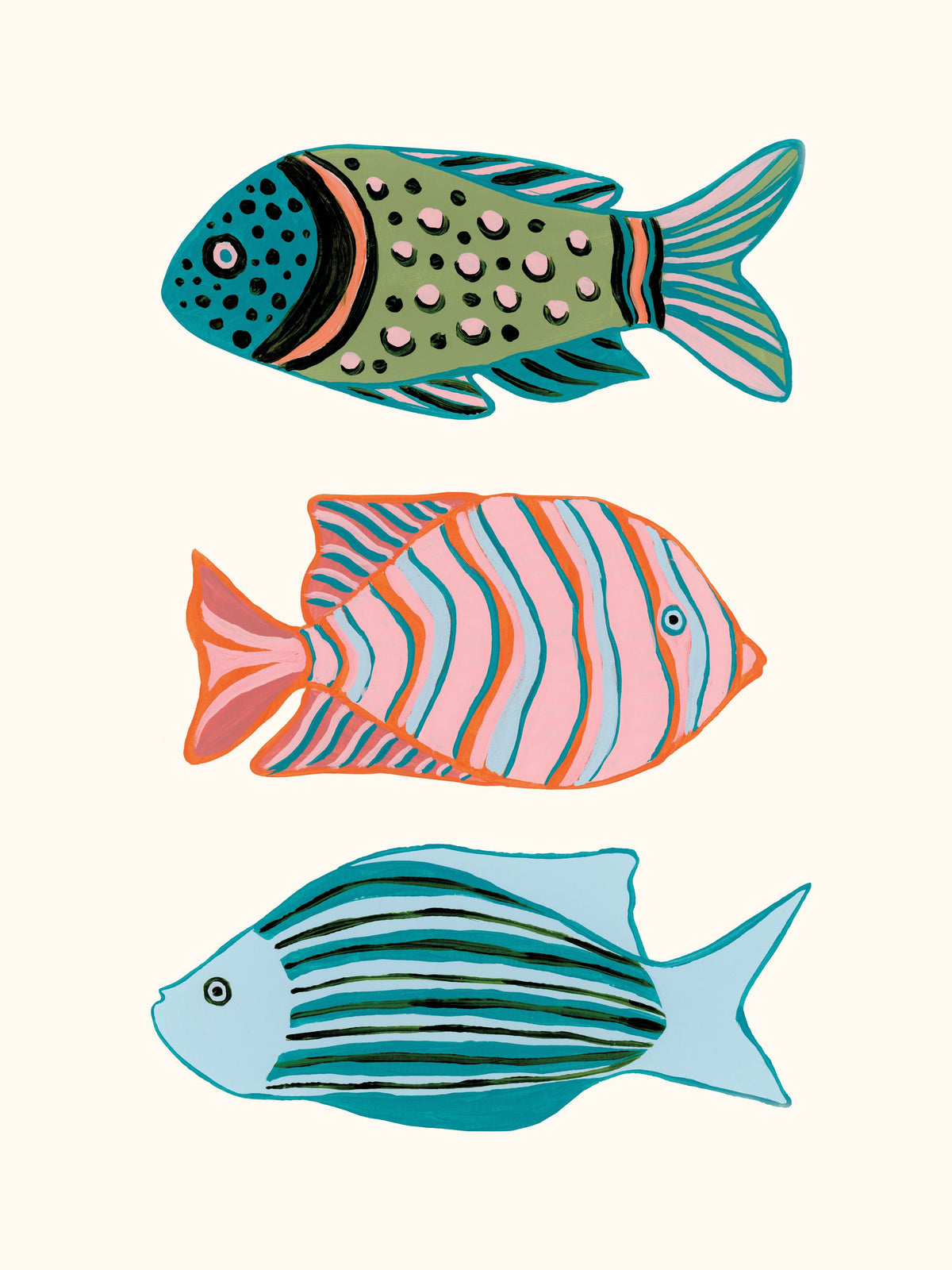 Tropical Fish I Mural Wallpaper - pure wallpaper artwork