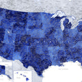 US Map Detailed - Gulzar Mural Wallpaper - pure wallpaper artwork