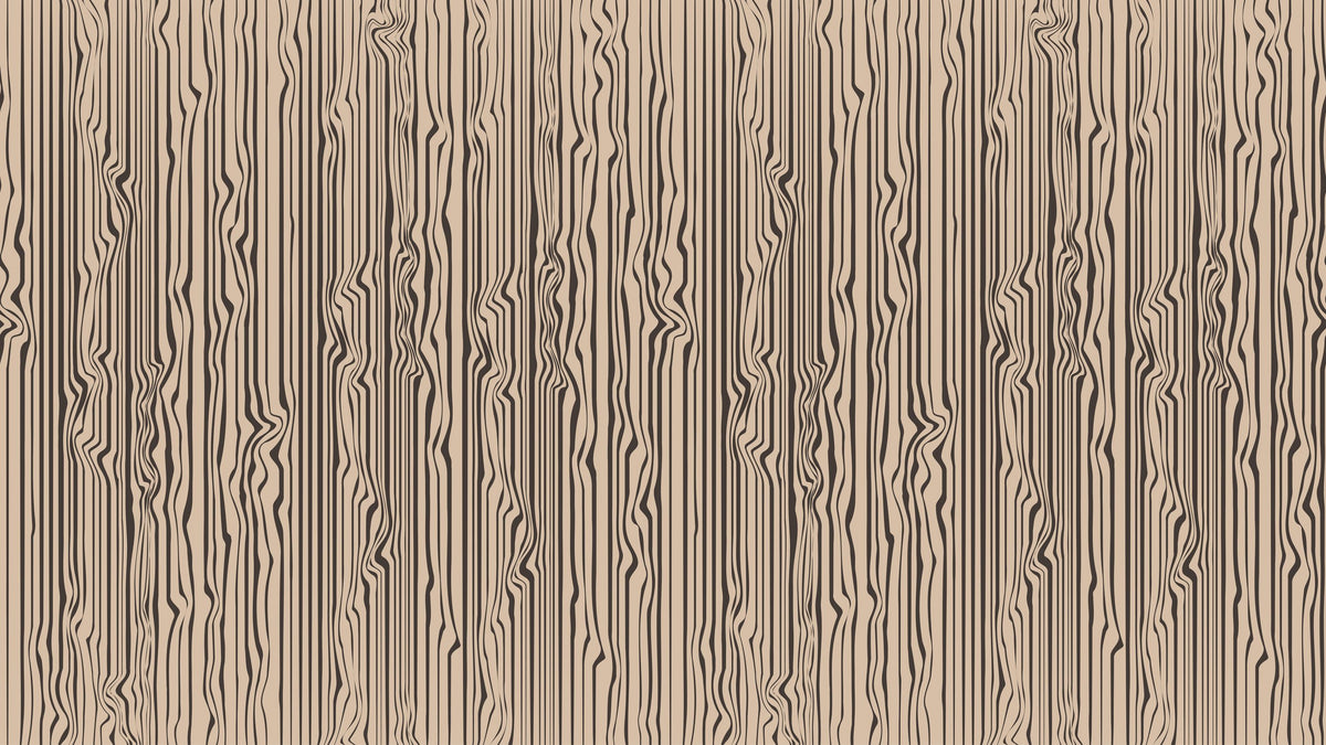 Veneer Lines, Mocha Mural Wallpaper - pure wallpaper artwork