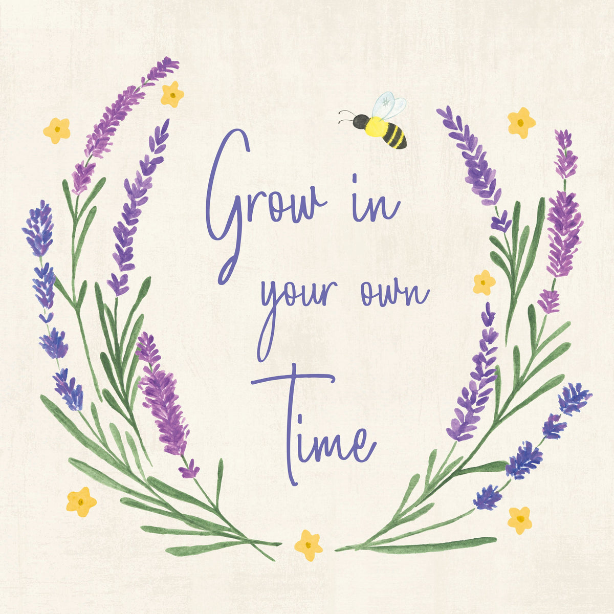 Lavender Garden V Mural Wallpaper - pure wallpaper artwork