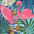 Flamingo Happy Hour I Mural Wallpaper - pure wallpaper artwork