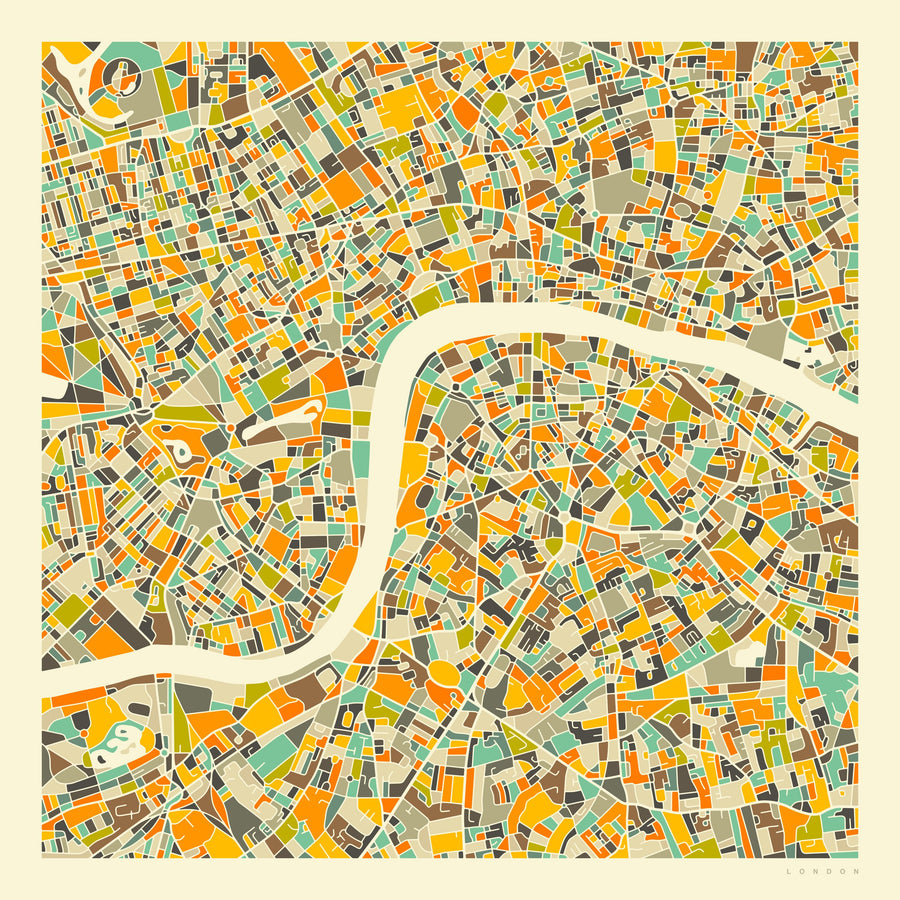 Modern London Mural Wallpaper