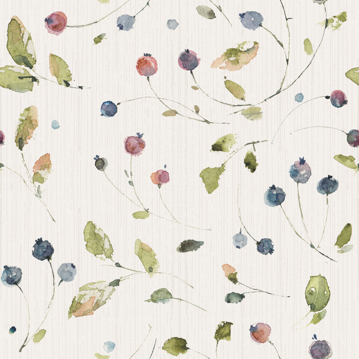 Time to Share Floral White Mural Wallpaper - pure wallpaper artwork
