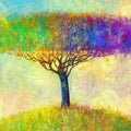 Rainbow Canopy Mural Wallpaper - pure wallpaper artwork