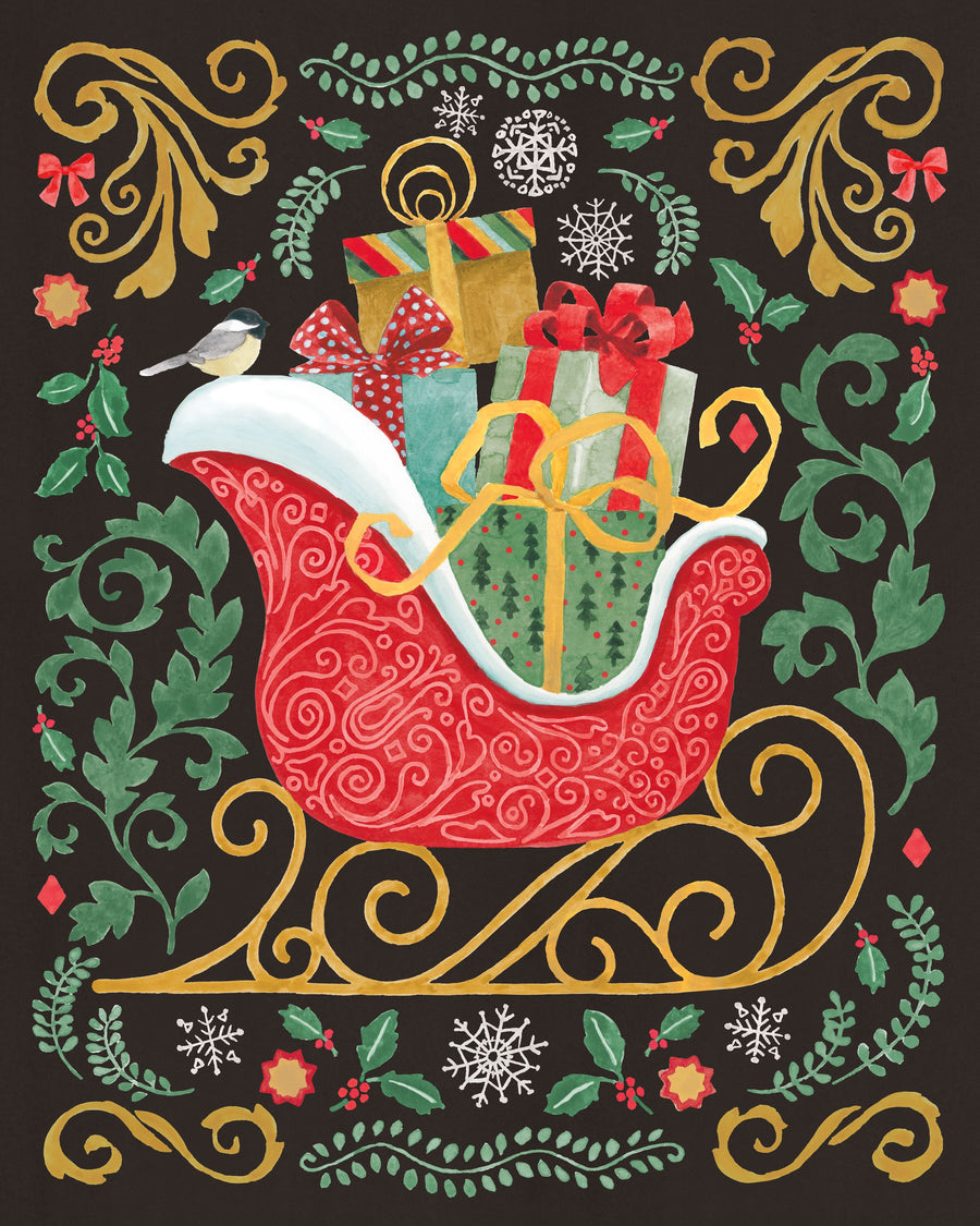 Decorative Holiday III Mural Wallpaper