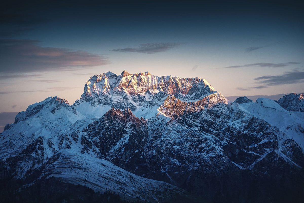 Sunlit Mountain Mural Wallpaper - pure wallpaper artwork