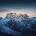 Sunlit Mountain Mural Wallpaper - pure wallpaper artwork