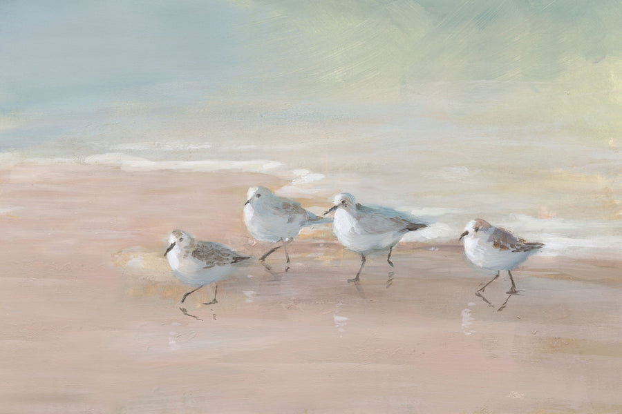 Shorebirds Mural Wallpaper