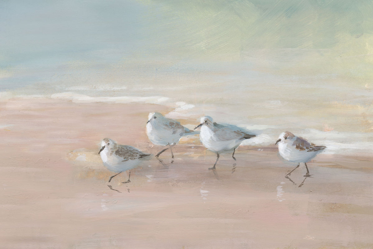 Shorebirds Mural Wallpaper - pure wallpaper artwork