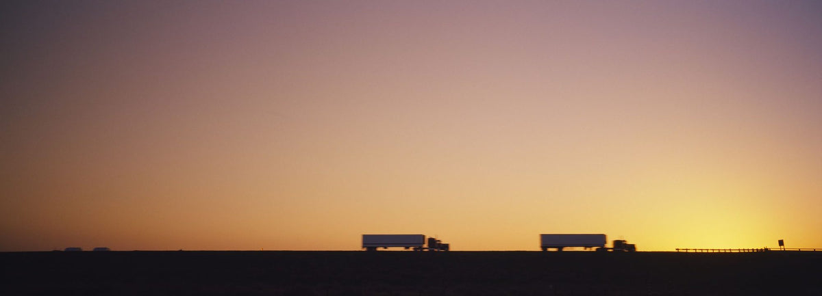 Sunset Convoy Mural Wallpaper - pure wallpaper artwork