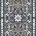 Eastern Tales, Brown & Lavender Mural Wallpaper - pure wallpaper artwork