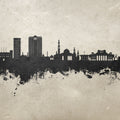 Muscat Oman Skyline Concrete Mural Wallpaper - pure wallpaper artwork