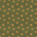 Autumn Buds Green Mural Wallpaper - pure wallpaper artwork