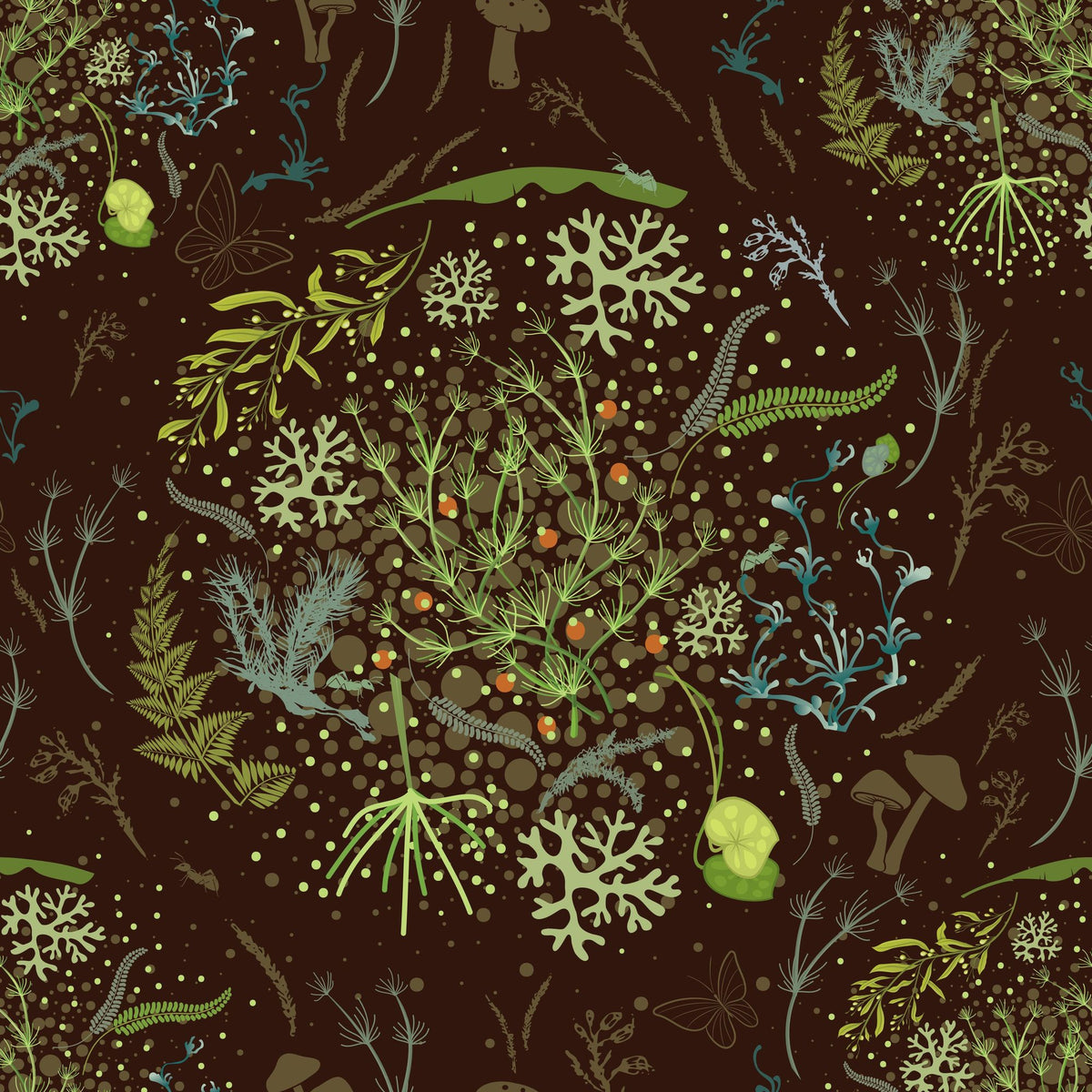 Mosses, Earth Mural Wallpaper - pure wallpaper artwork