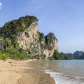 Tropical Cliff Paradise Mural Wallpaper - pure wallpaper artwork