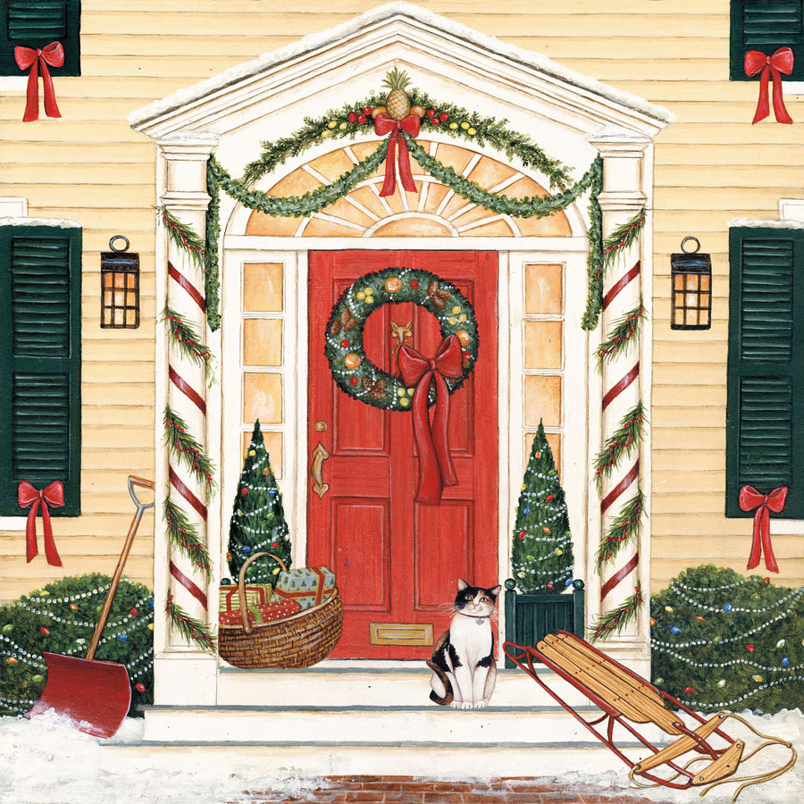 Home For the Holidays II Mural Wallpaper