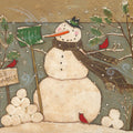 Seasonal Snowman I Mural Wallpaper - pure wallpaper artwork
