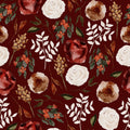 October Rose Mural Wallpaper - pure wallpaper artwork
