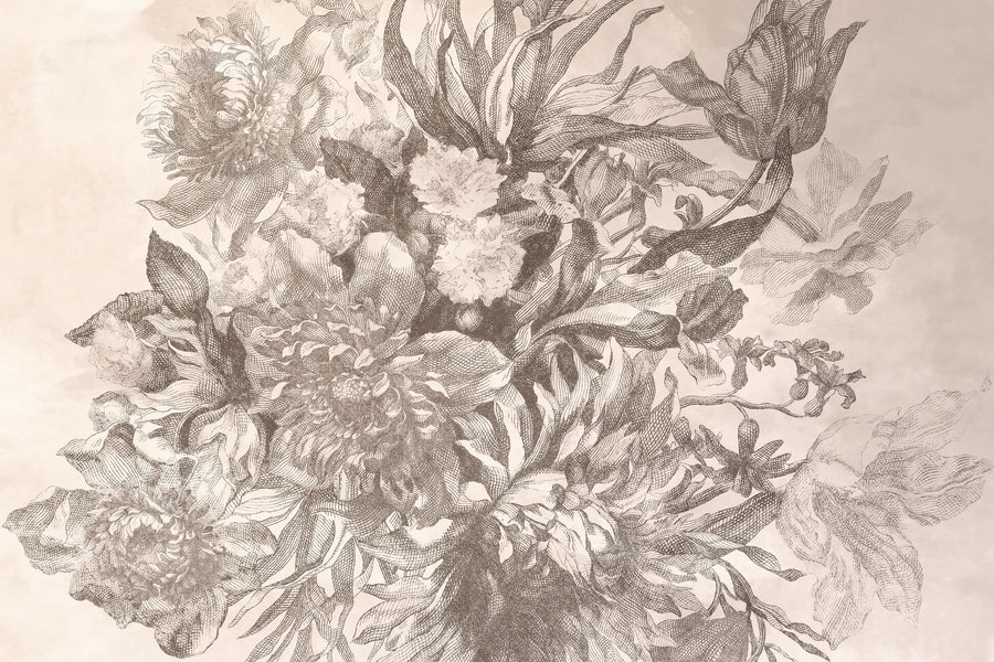 Subtle Bloom Mural Wallpaper