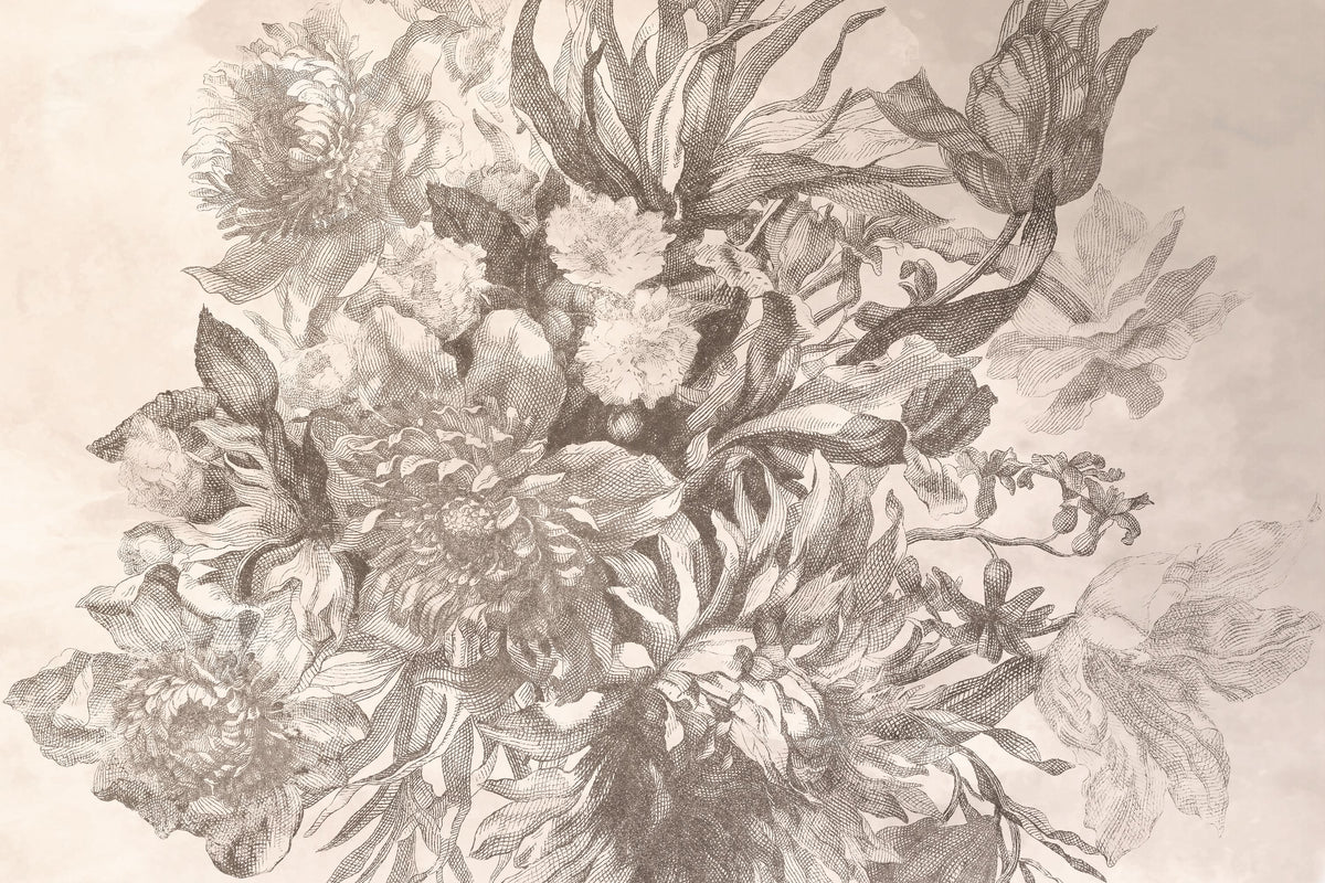 Subtle Bloom Mural Wallpaper - pure wallpaper artwork