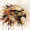 Eagle - Watercolor Predators Series Mural Wallpaper - pure wallpaper artwork