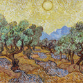 Olive Trees Mural Wallpaper - Warm Tone - pure wallpaper artwork