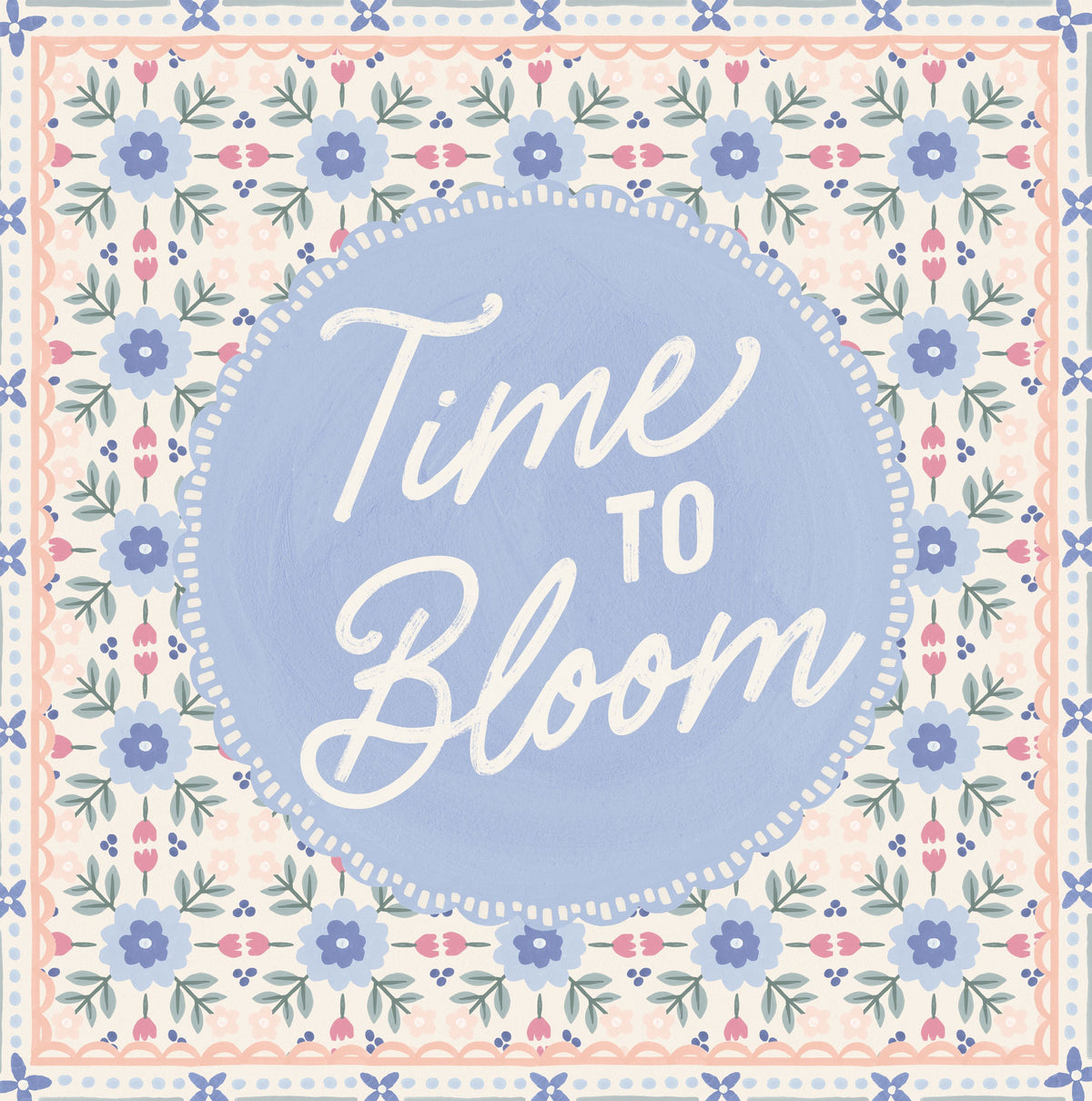Blooming Spring IV Mural Wallpaper - pure wallpaper artwork