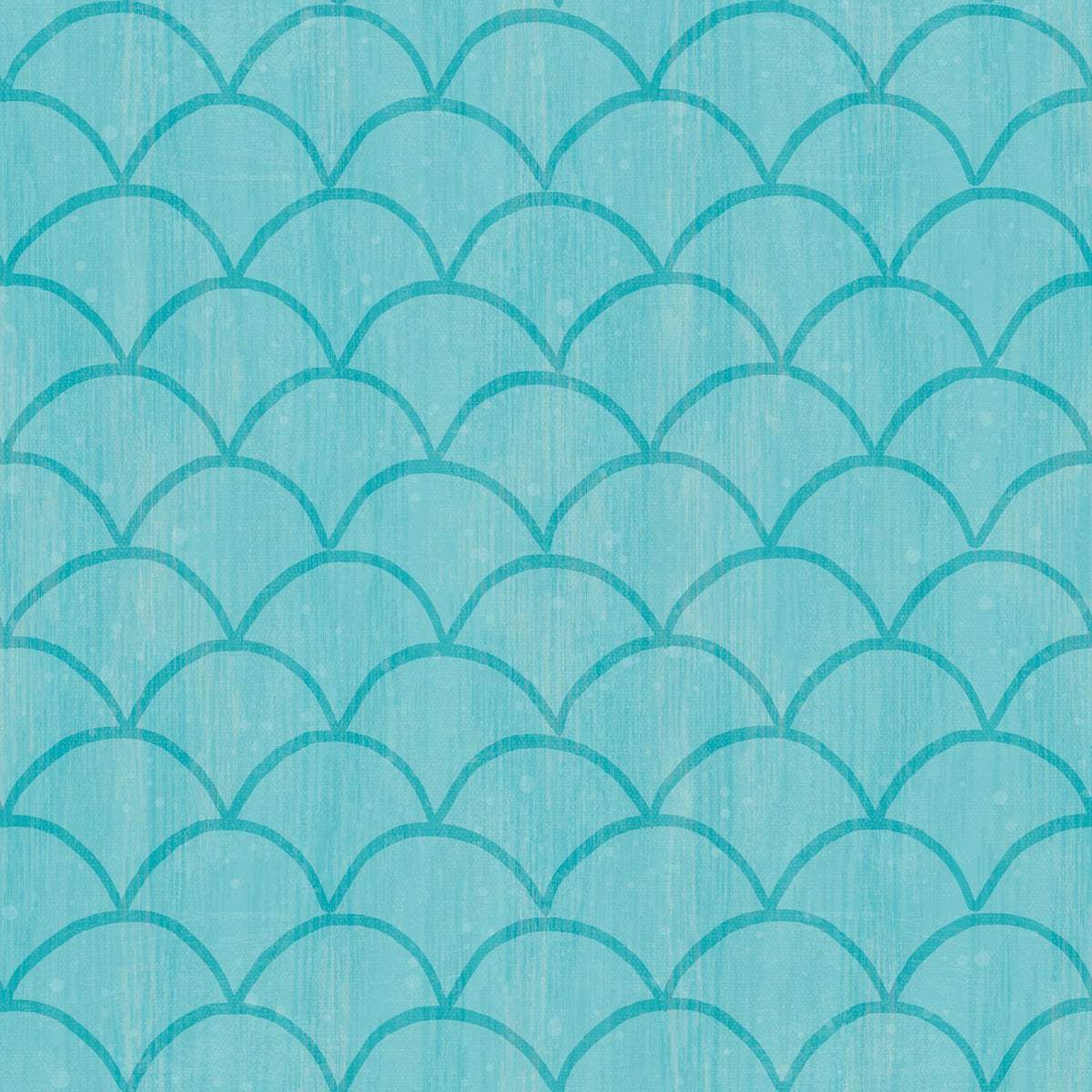 Coastal Scales Turqouise Mural Wallpaper - pure wallpaper artwork