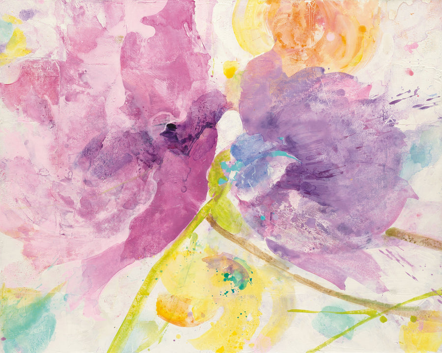 Spring Abstracts Florals I Mural Wallpaper
