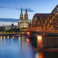 Hohenzollern Bridge Panorama Mural Wallpaper - pure wallpaper artwork