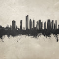 Kuwait City Skyline Concrete Mural Wallpaper - pure wallpaper artwork