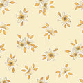 Cream Meadow Mural Wallpaper - pure wallpaper artwork