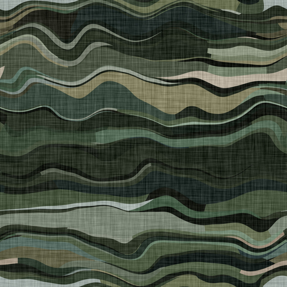 Camouflage Lines Mural Wallpaper - pure wallpaper artwork